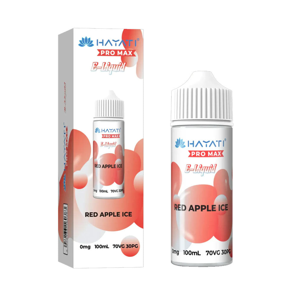 Red Apple Ice Hayati Pro Max 100ml Shortfill Eliquid