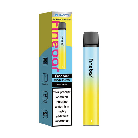 Hayati Finebar 1000 Puffs Prefilled Pod Kit - Fruit Twist