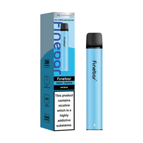 Hayati Finebar 1000 Puffs Prefilled Pod Kit - Mr Blue