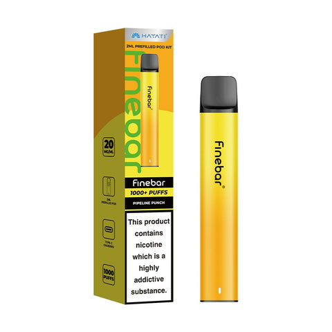 Hayati Finebar 1000 Puffs Prefilled Pod Kit - Pipeline Punch