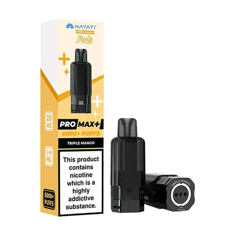 Hayati Pro Max Plus 6K Prefilled Pods - Triple Mango