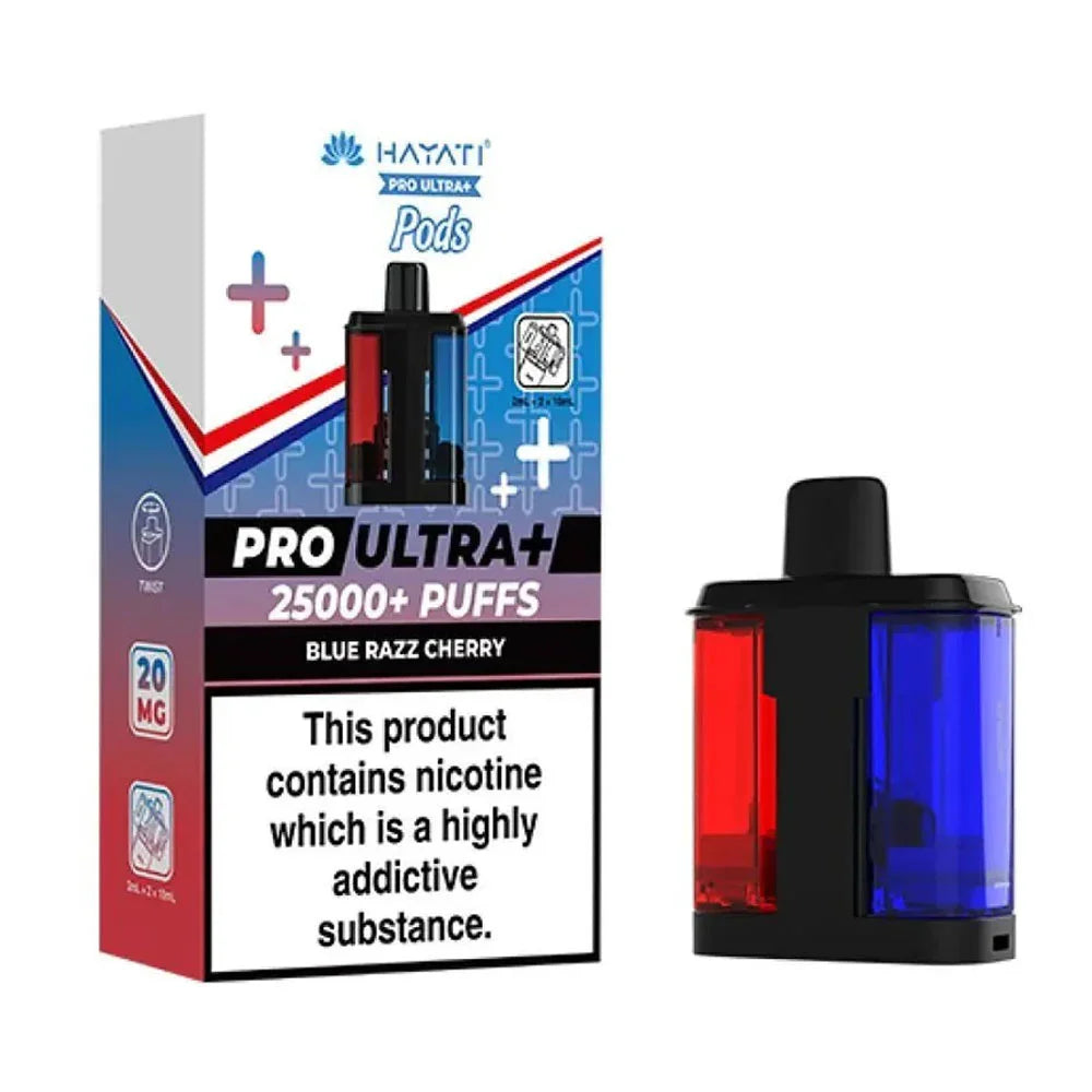 Hayati Pro Ultra Plus Prefilled Pods - Blue Razz Cherry