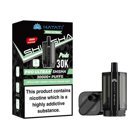 Hayati Pro Ultra Plus Shisha 30K Prefilled Pods