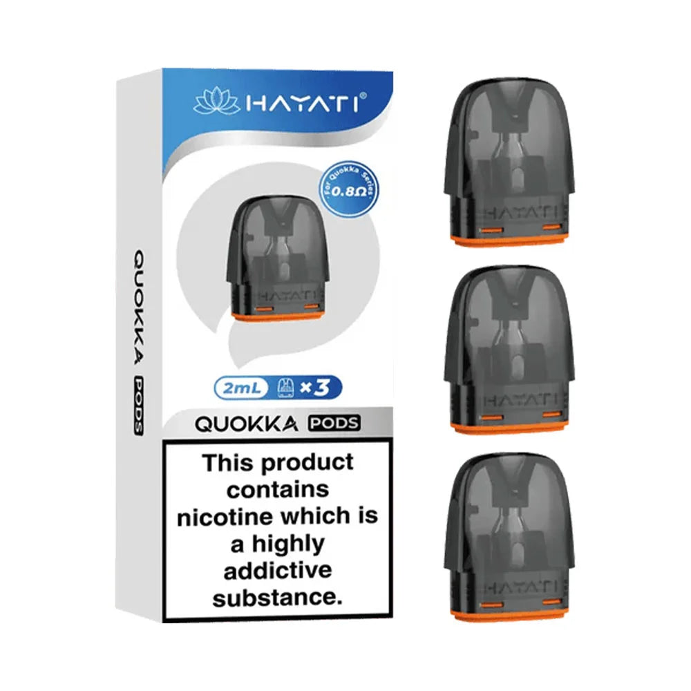 Hayati Quokka Replacement Pods (Pack of 3) 0.8 Ohm