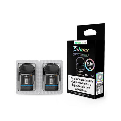 Horizontech Talons Replacement Pods (Pack of 2) - 0.2 Ohm Stainless Steel