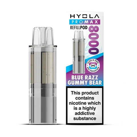 Hyola Pro Max 8K Prefilled Pods - Blue Razz Gummy Bear