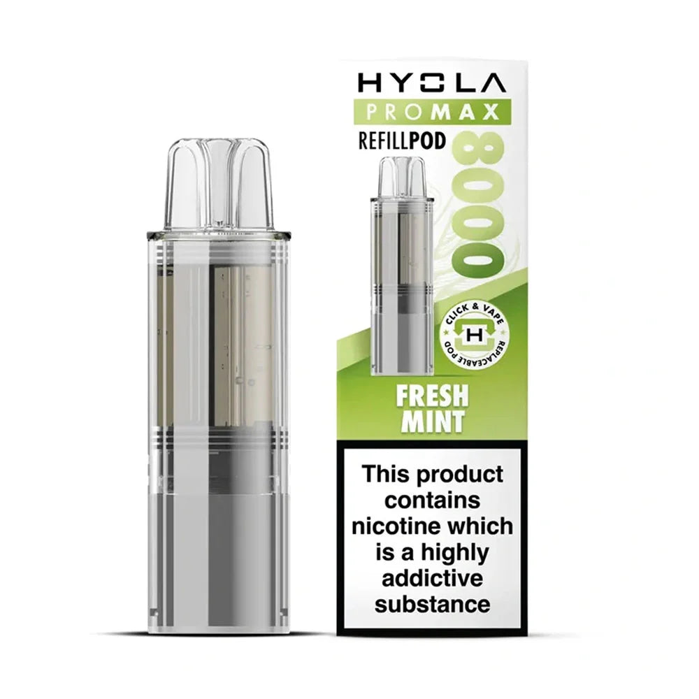 Hyola Pro Max 8K Prefilled Pods - Fresh Mint