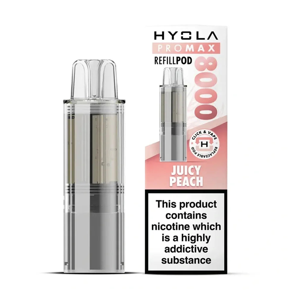 Hyola Pro Max 8K Prefilled Pods - Juicy Peach