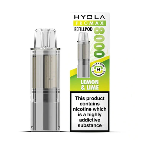 Hyola Pro Max 8K Prefilled Pods - Lemon & Lime