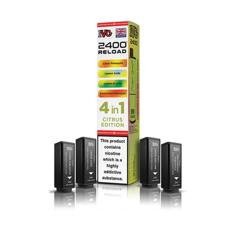 IVG 2400 Reload 4 in 1 Prefilled Pods