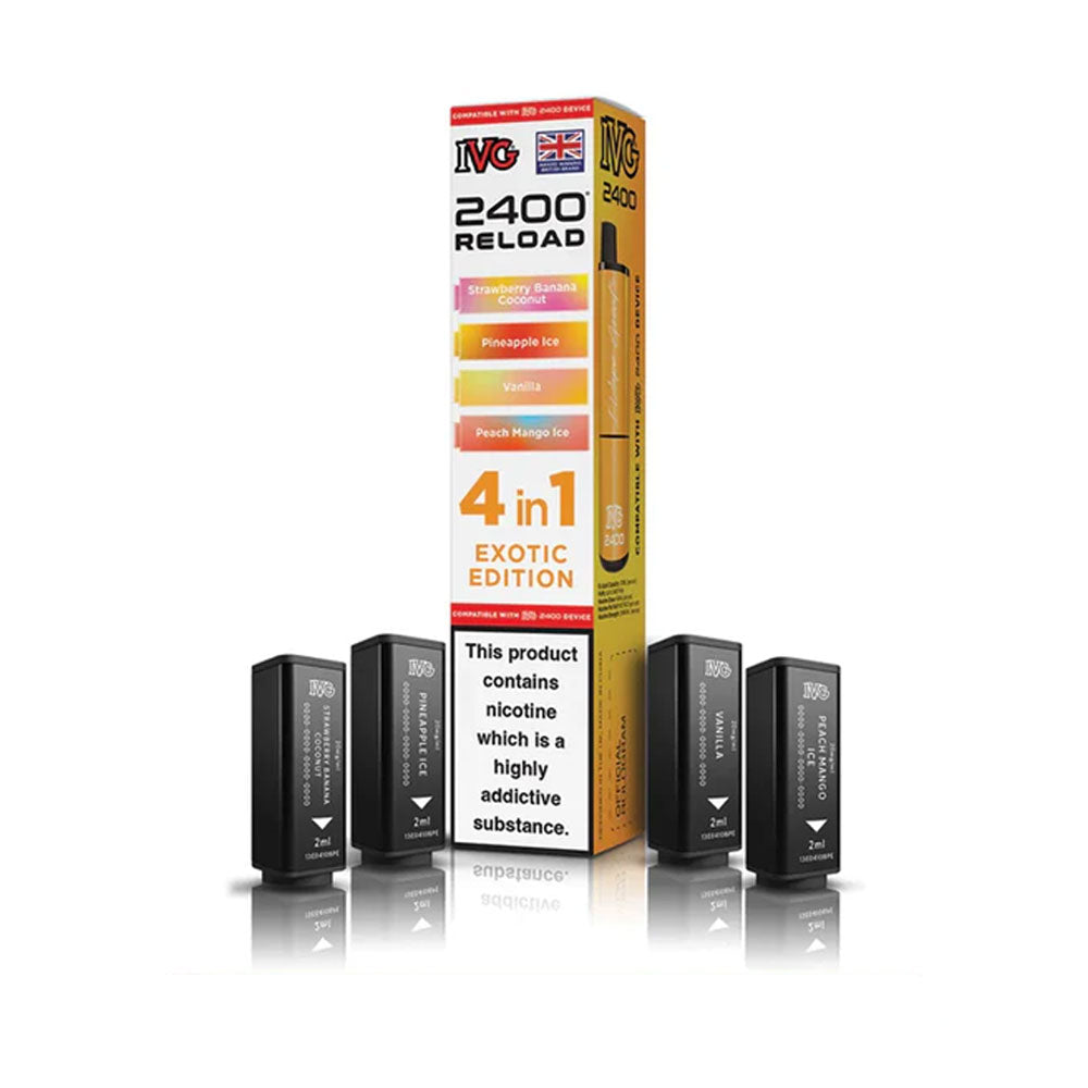 IVG 2400 Reload 4 in 1 Prefilled Pods