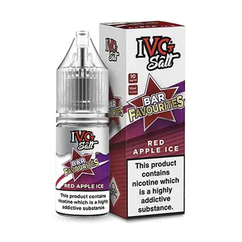 Red Apple Ice IVG Bar Favourites 10ml Nic Salts E Liquid