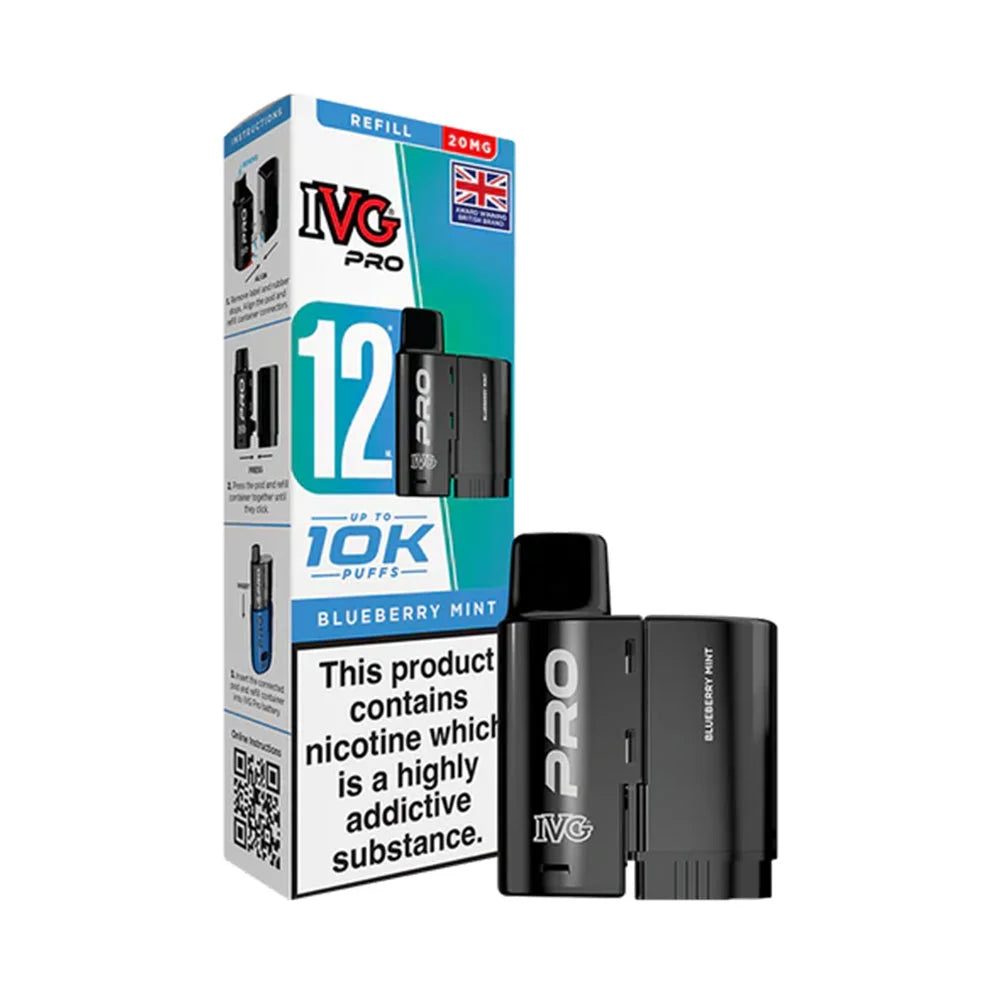 IVG Pro 12 Prefilled Pods - Blueberry Mint