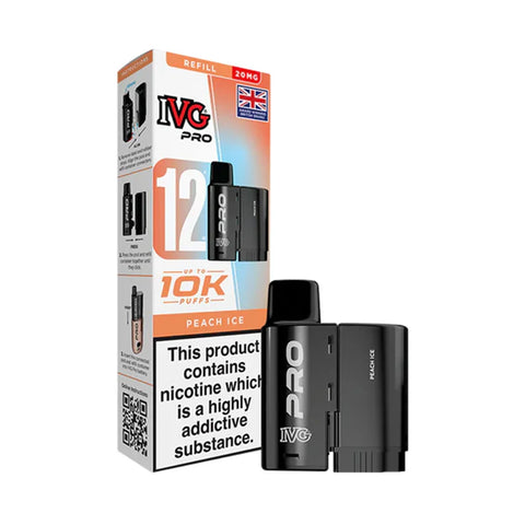 IVG Pro 12 Prefilled Pods - Peach Ice