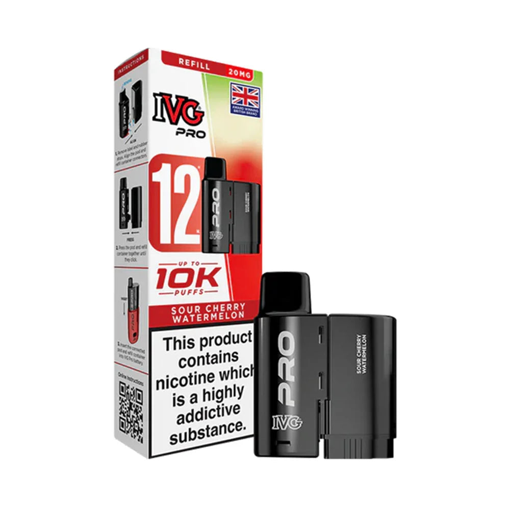 IVG Pro 12 Prefilled Pods - Sour Cherry Watermelon