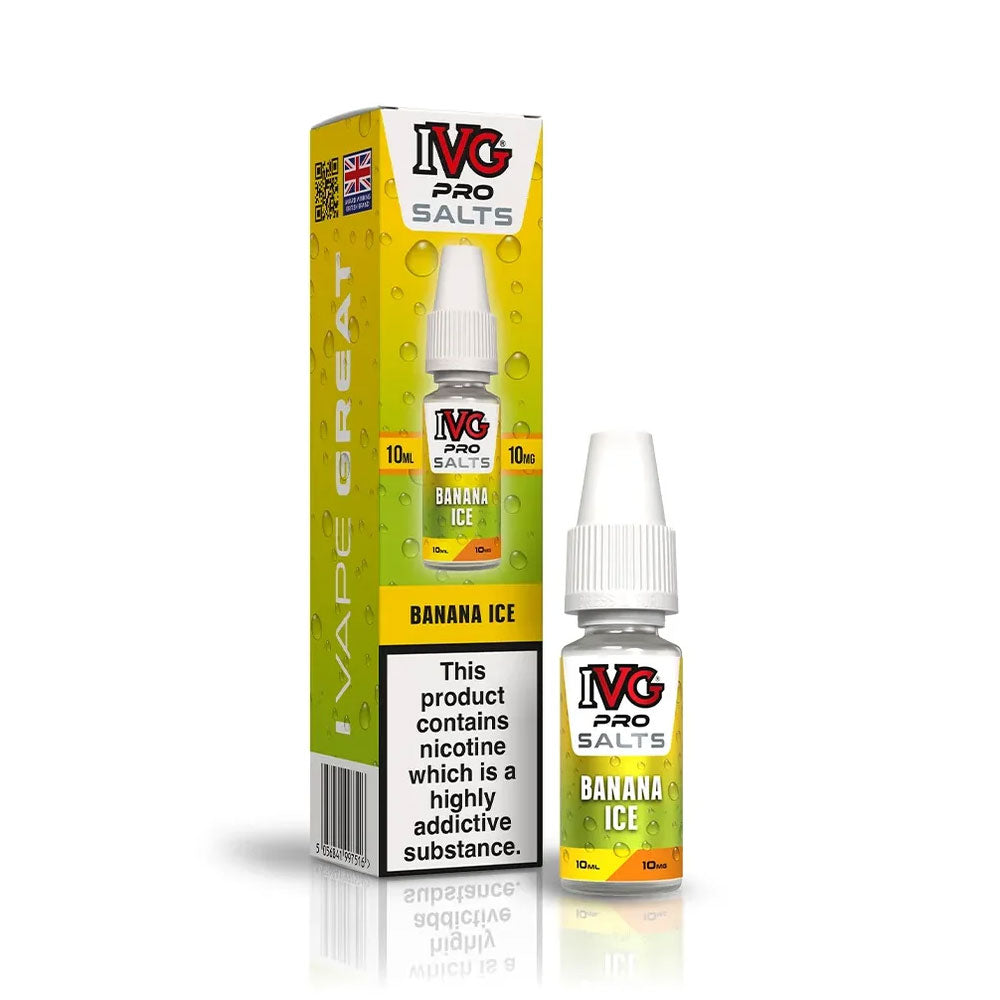 Banana Ice IVG Pro Salts 10ml Nic Salt E Liquid