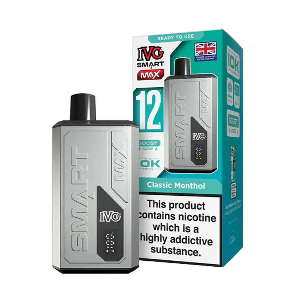 IVG Smart Max 10K Puffs Disposable Vape Classic Menthol