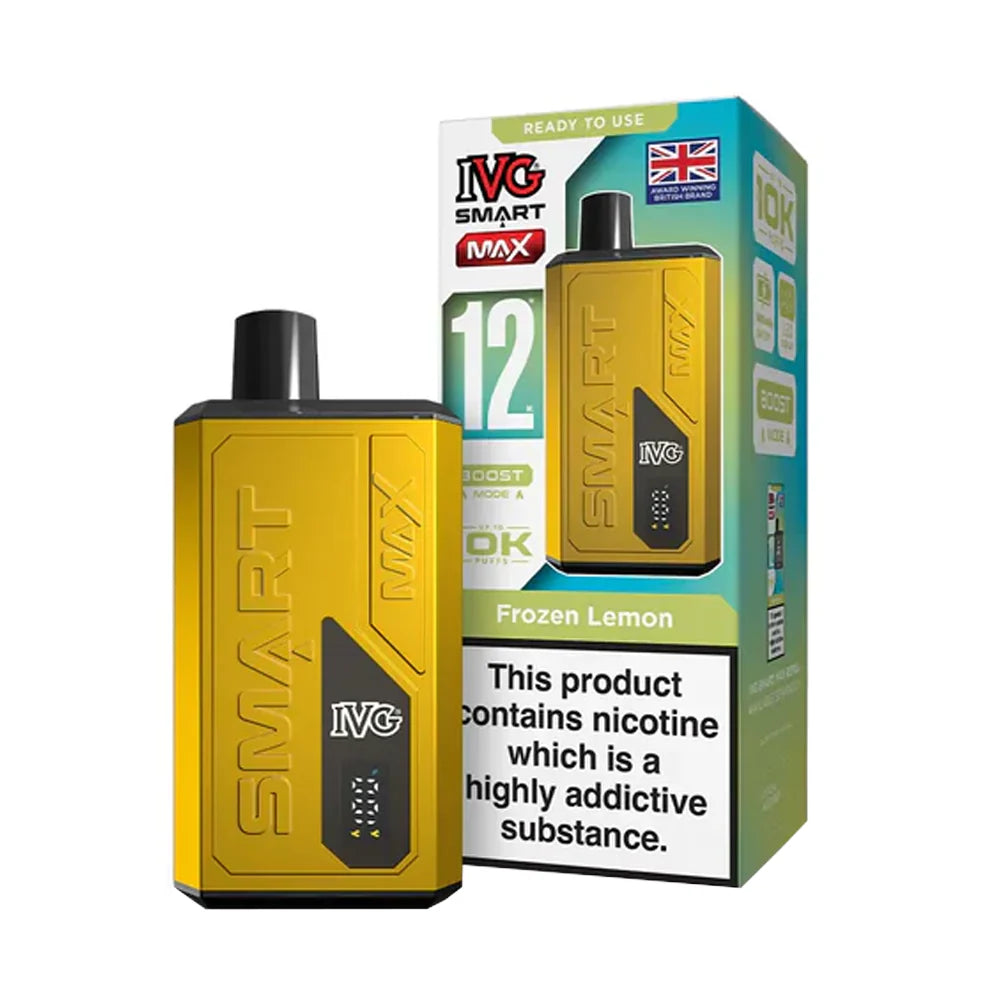 IVG Smart Max 10K Puffs Disposable Vape Frozen Lemon