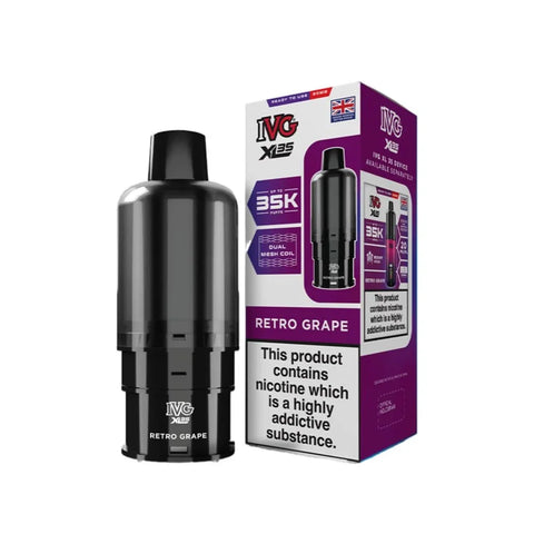 IVG XL 35K Prefilled Pods - Retro Grape