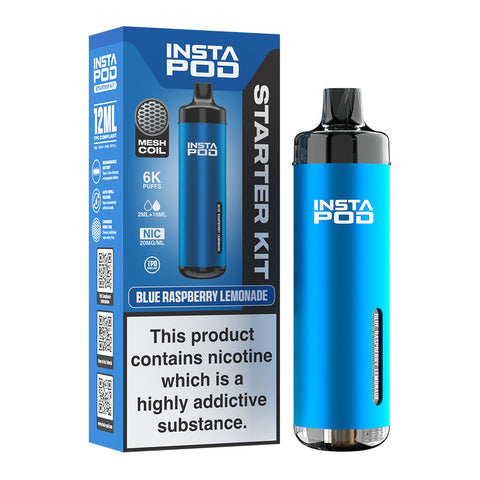 instapods 6k Vape Blue Raspberry Lemonade