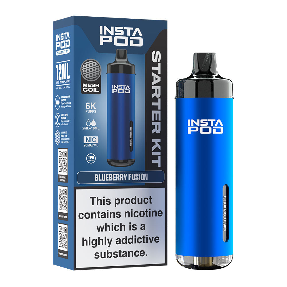 instapods 6k Blueberry Fusion Vape Kit