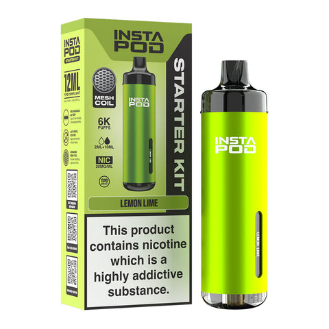 Lemon Lime instapods 6k prefilled vape kit