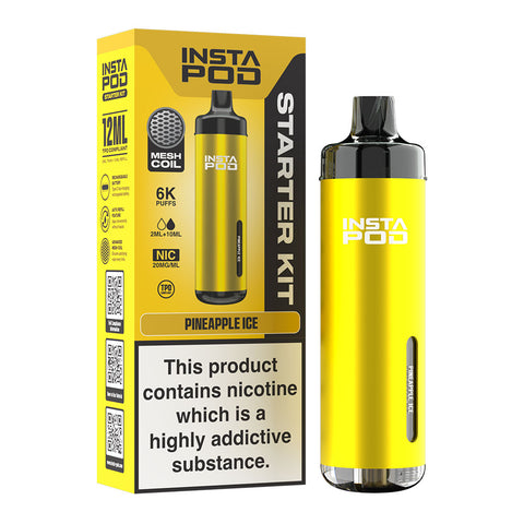 Pineapple Ice instapods 6k prefilled vape