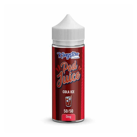 Kingston Pod Juice 50/50 100ml Shortfill Eliquid - Cola Ice