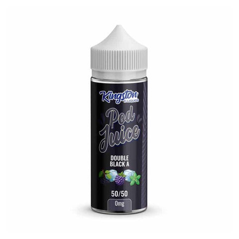 Kingston Pod Juice 50/50 100ml Shortfill Eliquid - Double Black A