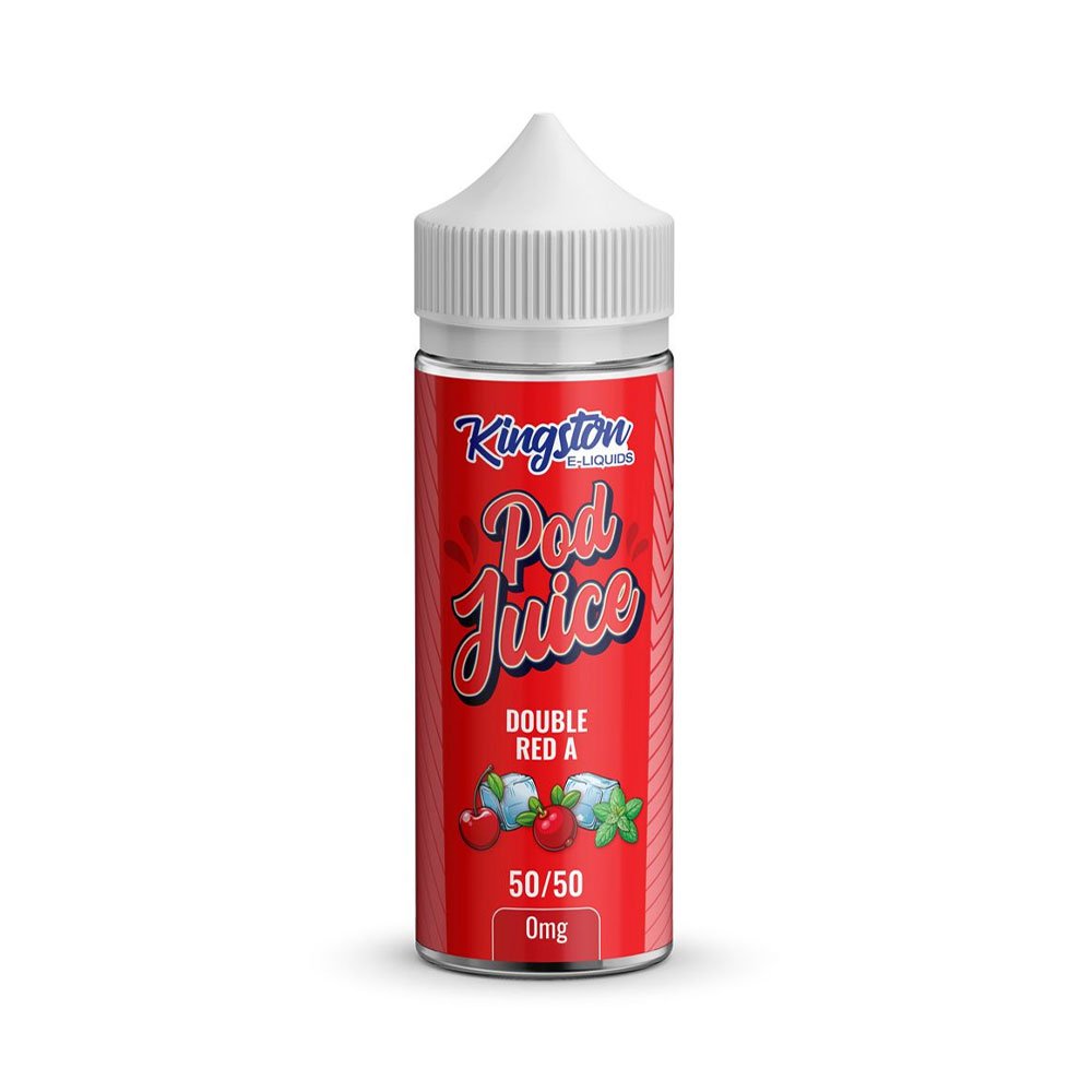 Kingston Pod Juice 50/50 100ml Shortfill Eliquid - Double Red A