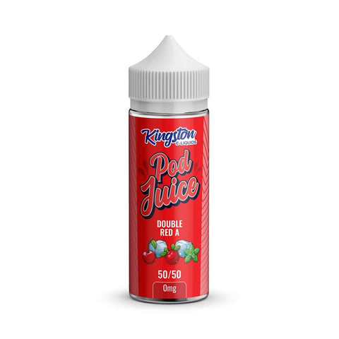Kingston Pod Juice 50/50 100ml Shortfill Eliquid - Double Red A