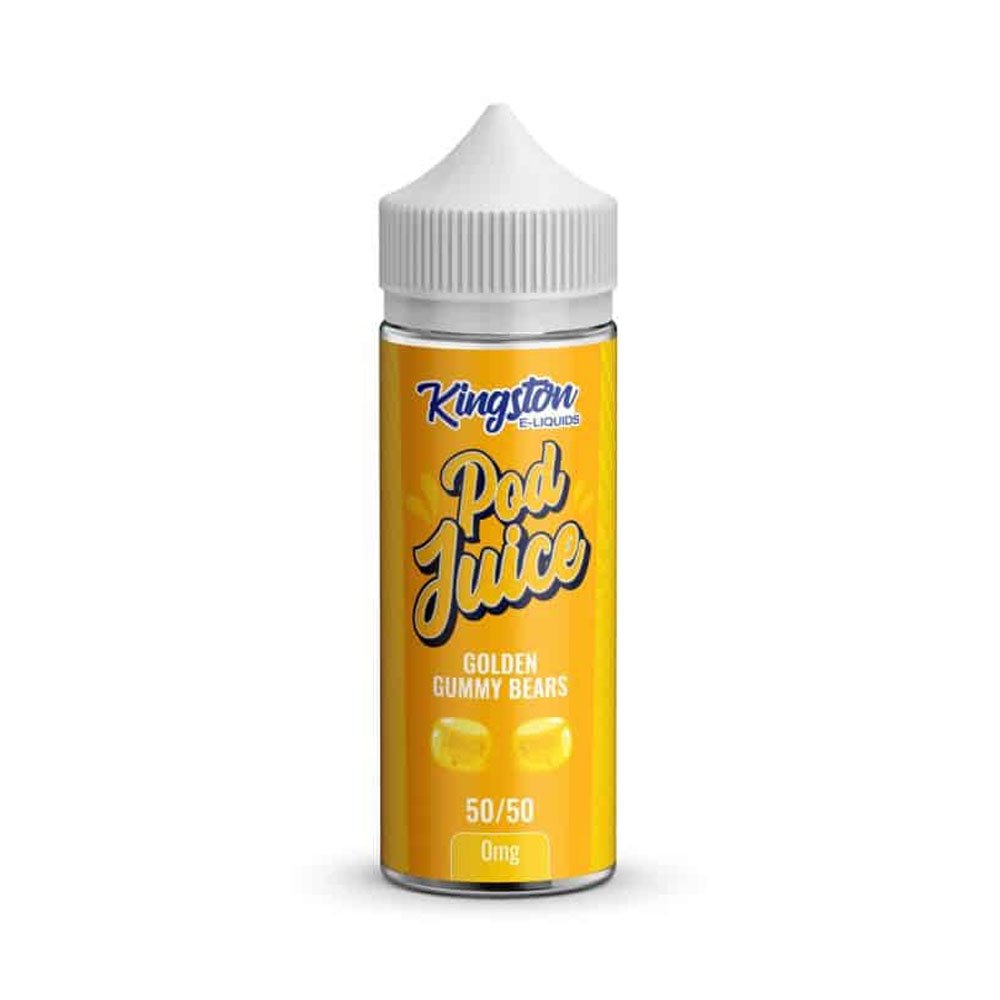 Kingston Pod Juice 50/50 100ml Shortfill Eliquid - Golden Gummy Bears