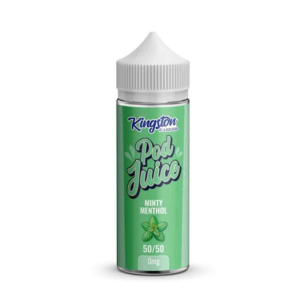 Kingston Pod Juice 50/50 100ml Shortfill Eliquid - Minty Menthol