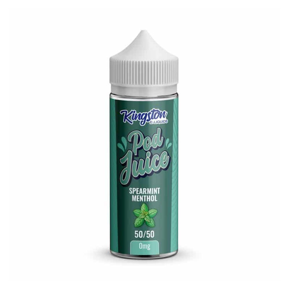 Kingston Pod Juice 50/50 100ml Shortfill Eliquid - Spearmint Menthol