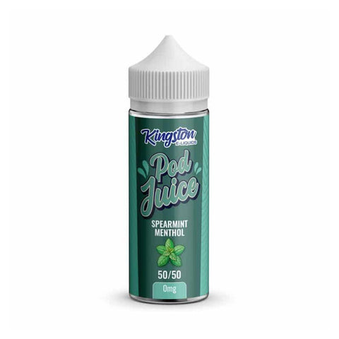 Kingston Pod Juice 50/50 100ml Shortfill Eliquid - Spearmint Menthol
