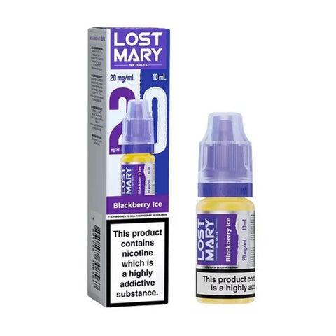 Lost Mary 10ml Nic Salt E Liquid - Blackberry Ice