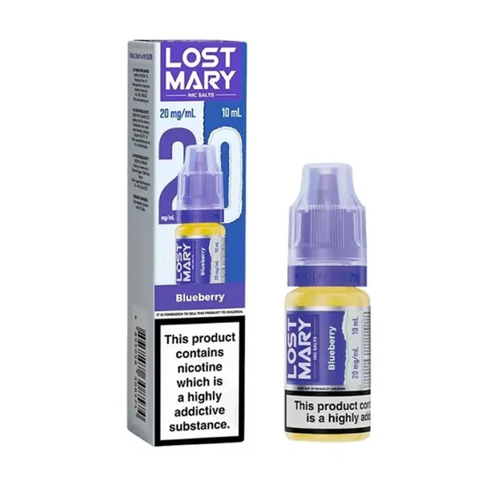 Lost Mary 10ml Nic Salt E Liquid - Blueberry