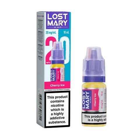 Lost Mary 10ml Nic Salt E Liquid - Cherry Ice