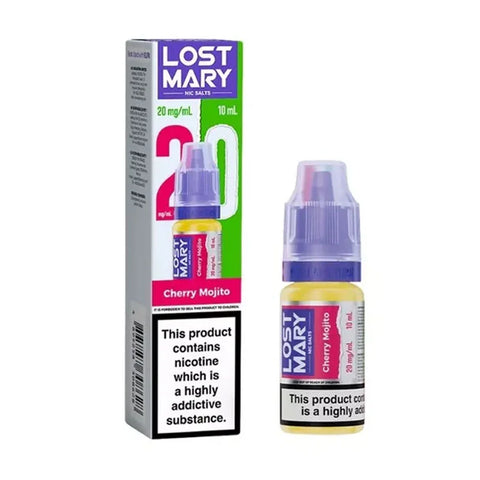 Lost Mary 10ml Nic Salt E Liquid  - Cherry Mojito