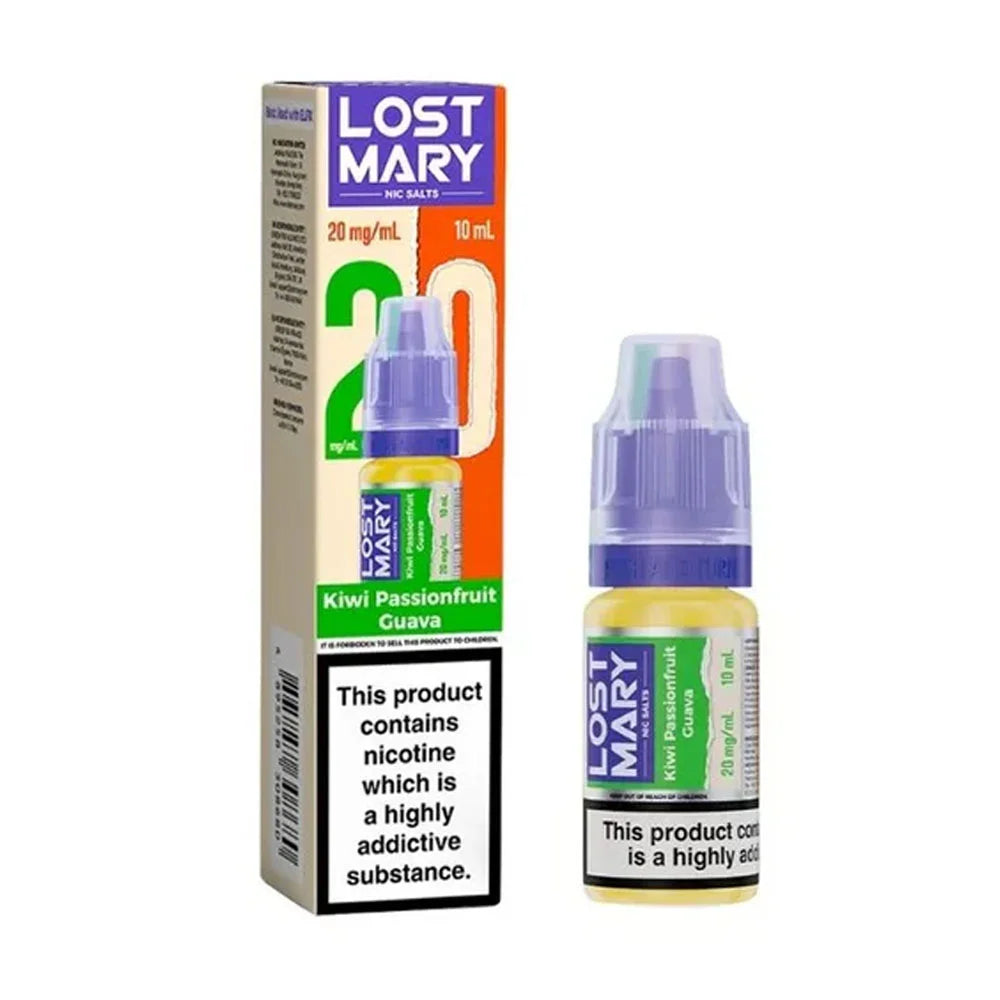 Lost Mary 10ml Nic Salt E Liquid - Kiwi Passiobnfruit Guava