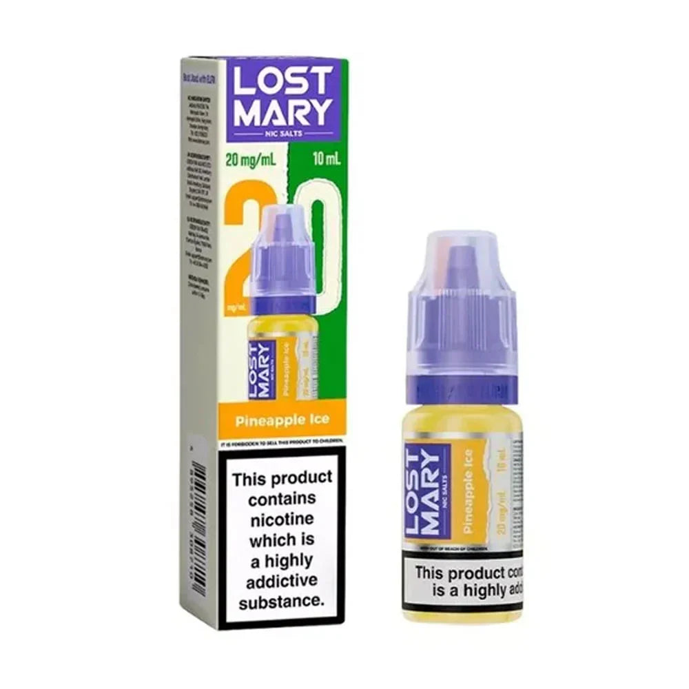 Lost Mary 10ml Nic Salt E Liquid - Pineapple Ice