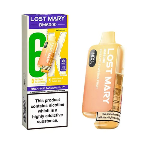 Lost Mary BM6000 Refillable Pod Kit - Pineapple Passion Fruit