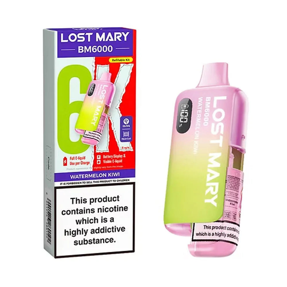 Lost Mary BM6000 Refillable Pod Kit - Watermelon Kiwi