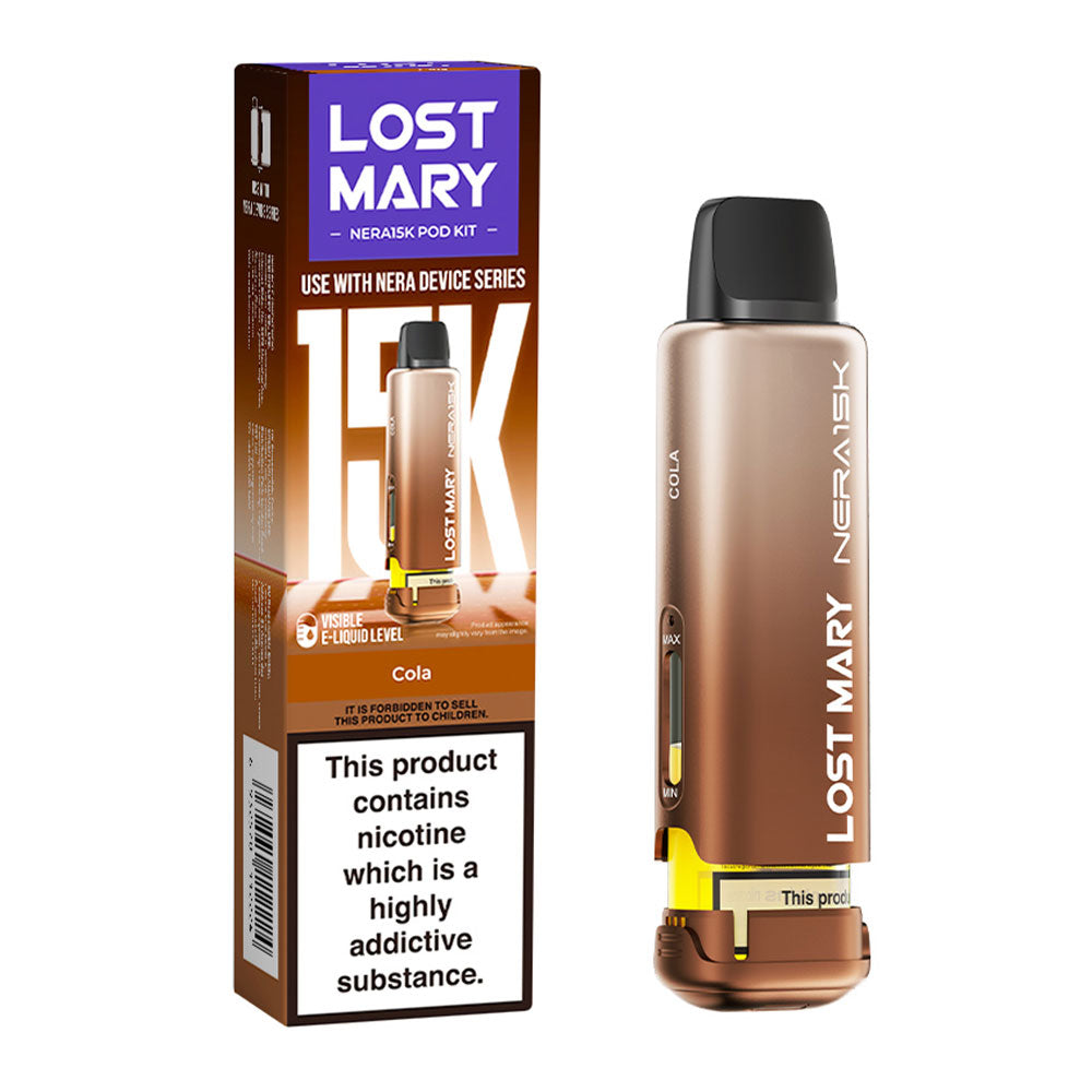 Lost Mary NERA 15K Pods 15000 Puffs & Top Flavours Lost Mary NERA 15K Pods 15000 Puffs & Top Flavours