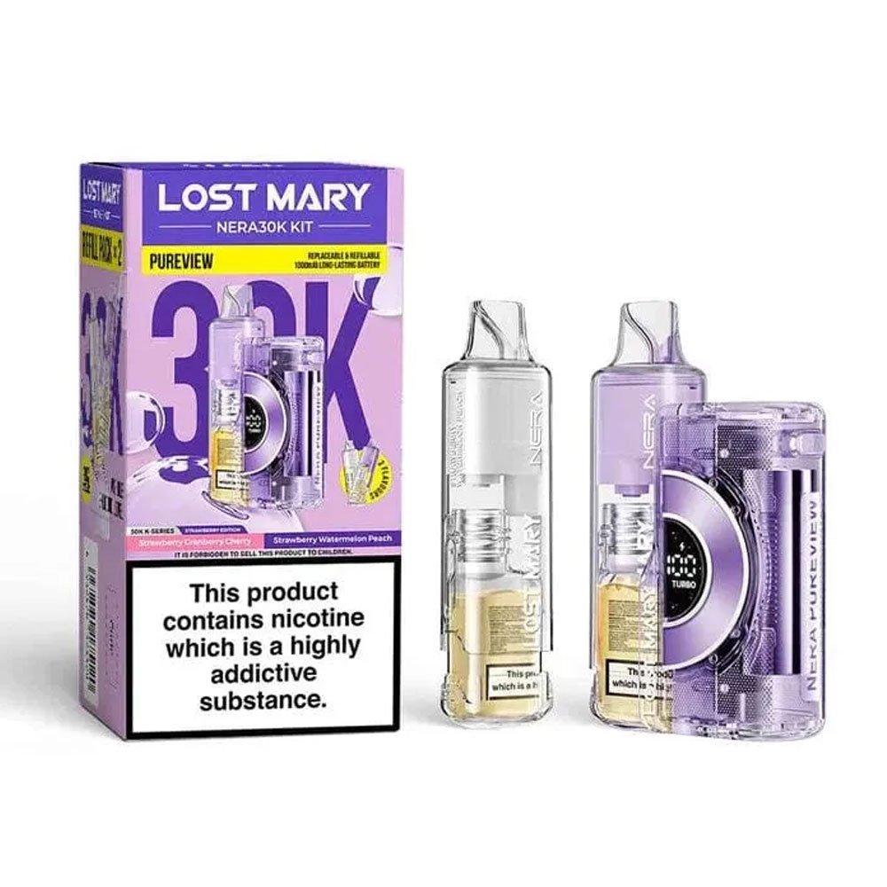 Lost Mary NERA 30K Pureview Refillable Pod Kit - Stawberry Edition