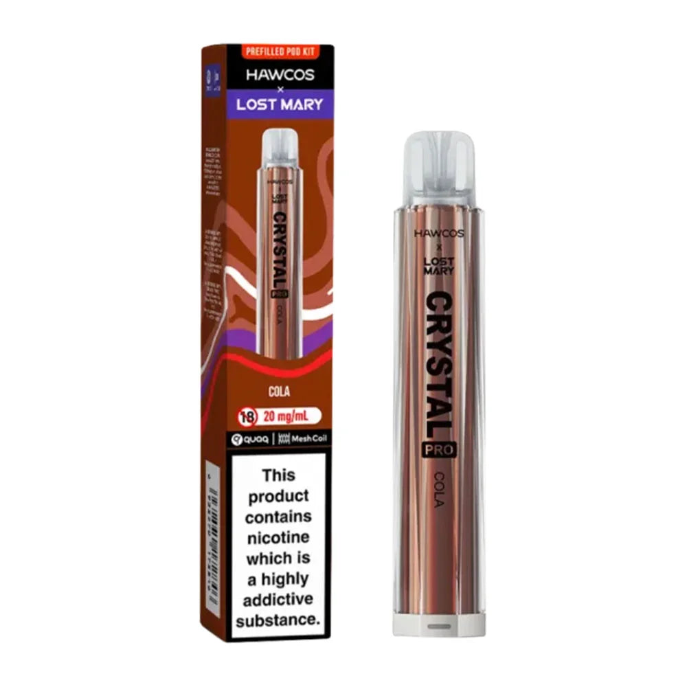 Lost Mary x Hawcos Crystal 600 Prefilled Pod Kit - Cola