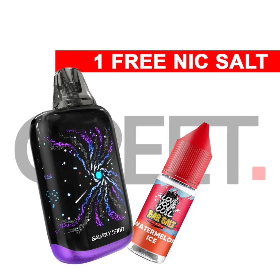 elf bar vape uk Crystal Galaxy 100ml Eliquid or Juice main image 1
