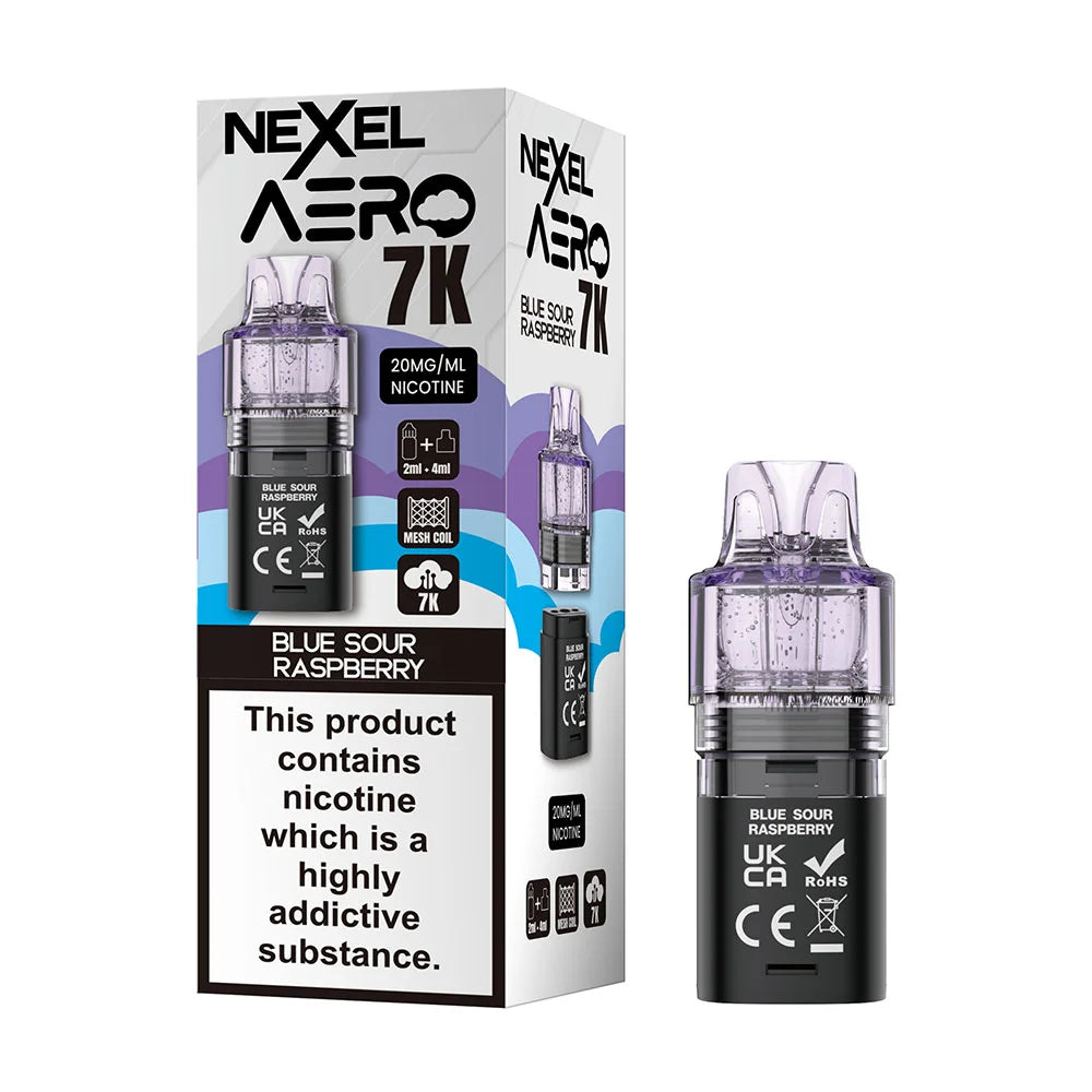 Nexel Aero 7K Prefilled Pod - Blue Sour Raspberry