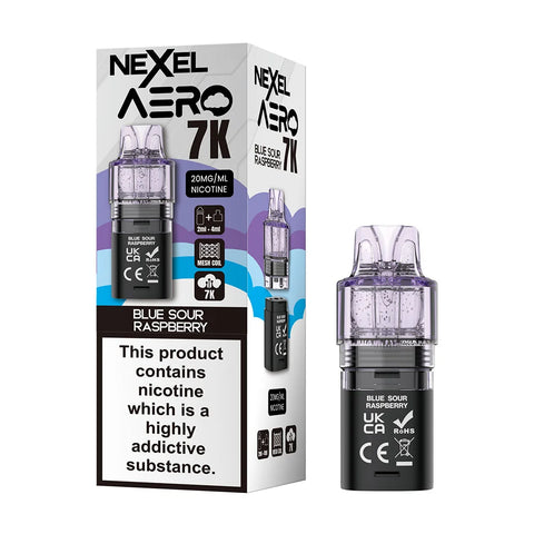 Nexel Aero 7K Prefilled Pod - Blue Sour Raspberry