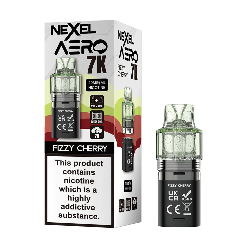 Nexel Aero 7K Prefilled Pod - Fizzy Cherry